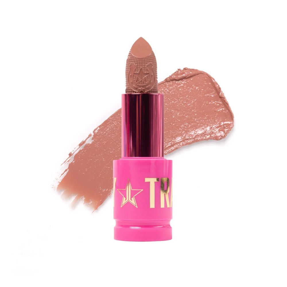 Jeffree Star SHINY TRAP Velour Lipstick - CELEBRITY SKIN Soft Nude - NIB -SEALED